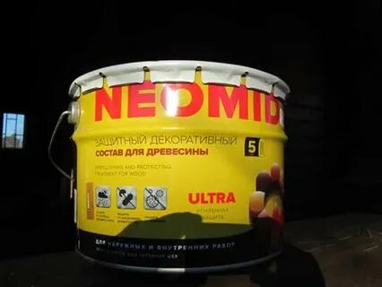 Краска для древесины neomid