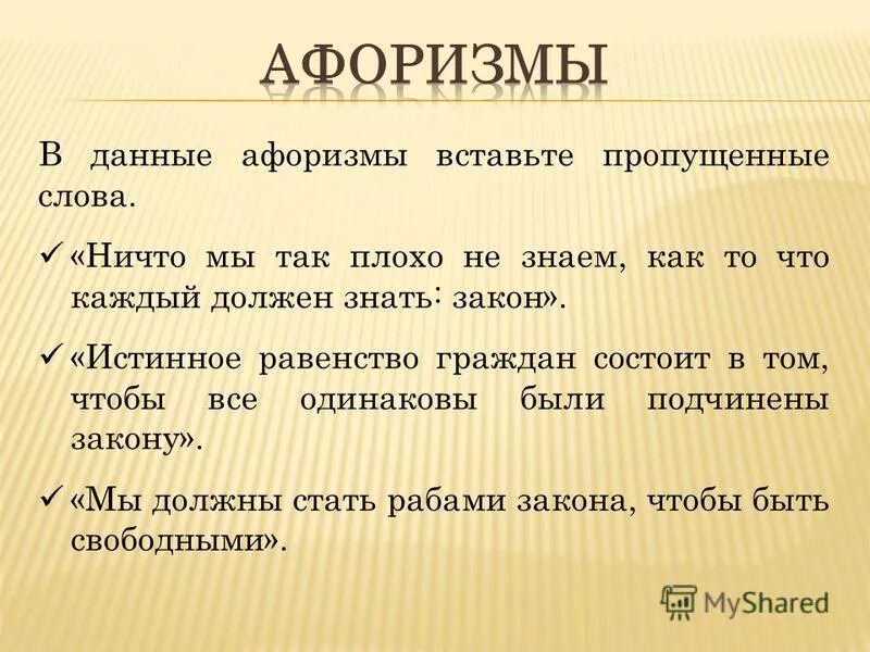 Тесто афоризм