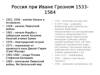 1556 год событие