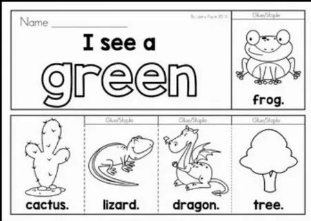 I see green