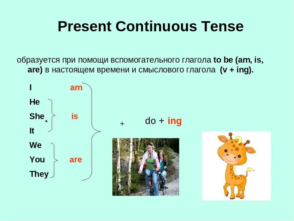 Время present continuous 5 класс. Правило образования present Continuous. Правило по англ яз present Continuous. Правило презент континиус в английском языке. Правило present Continuous 5 класс по английскому.