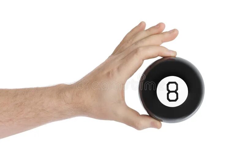 Бильярдный шар номер 1. Magic number 8. Roulette Ball on the number 25.