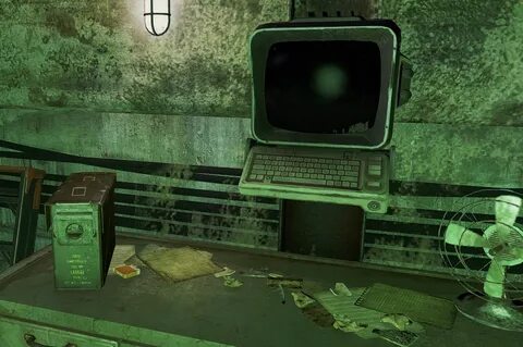 Воспользоваться голографической записью с вирусом fallout 4