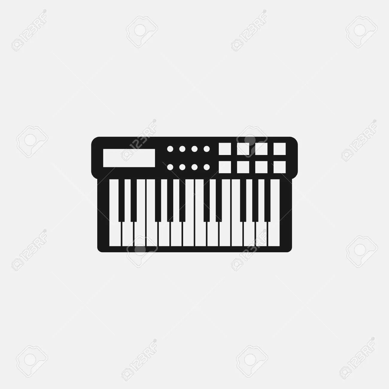 Icon p1. Midi клавиатура icon. Миди клавиатура символ Графика. Синтезатор раскраска. Midi Controller для скетчинга.