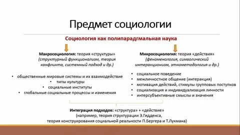 Двойственный статус социологии