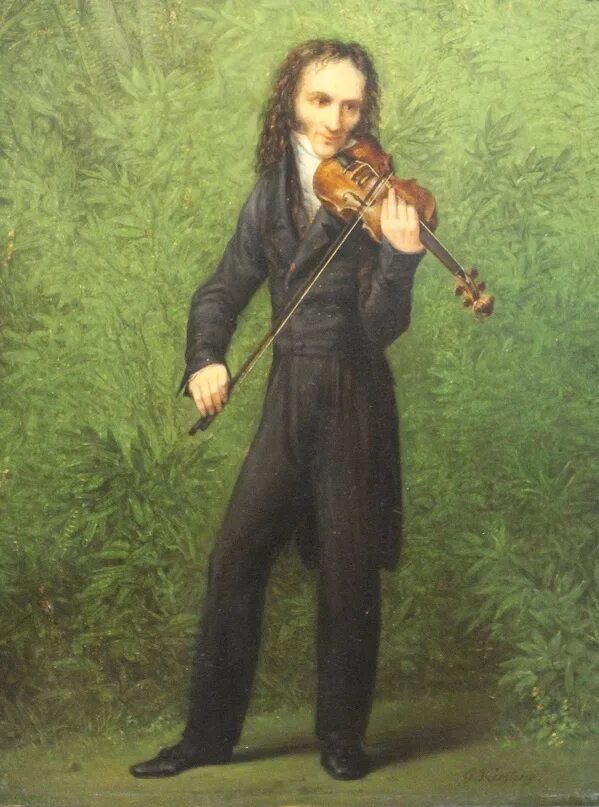 Никколо Паганини. 1840 — Никколо Паганини. Габриел Паганини. Паганини портрет.