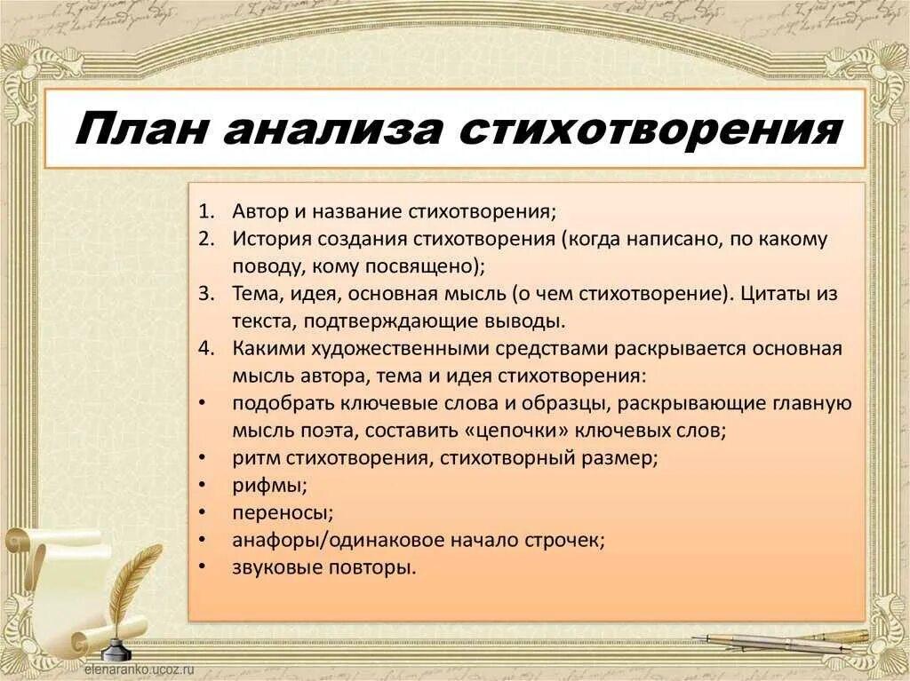 Анализ стихотворения 8 класс. Полный анализ стихотворения план. План анализа стихотворения по литературе. План анализа стихотворения 7 класс. Как составить план стиха.