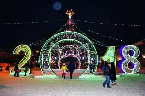 Город украшает бульвар