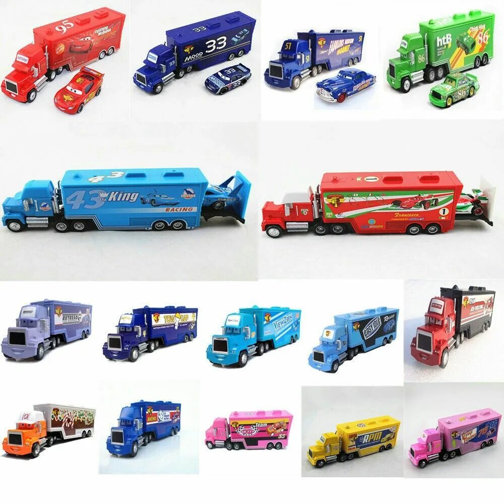 Truck toy cars. Mack Hauler cars 3 Toy 90. Молния Маккуин грузовик. Маккуин Тачки 1 2 3 игрушки Грузовики. Маккуин грузовик тачки3.