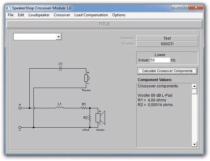 Акустическая программа расчетов. Программа для расчета фильтра акустической. Как рассчитать кроссовер для трехполосной акустики. JBL Speakershop. Формулы расчета фильтров акустики.