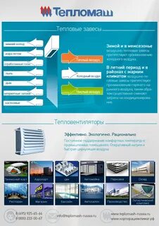 Тепловые завесы каталог
