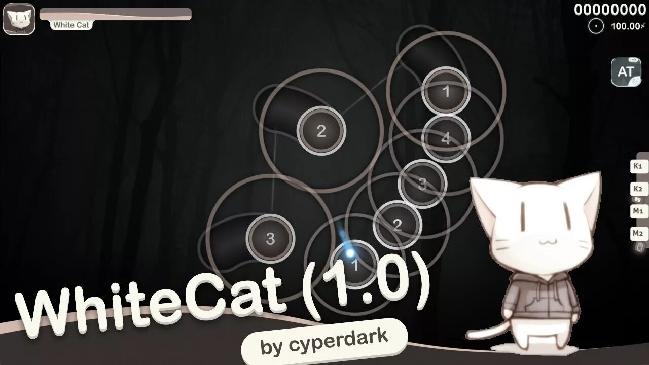 Кэт 2 0. Скин осу White Cat. Whitecat осу. Osu Skins whitecat. Белый кот осу.