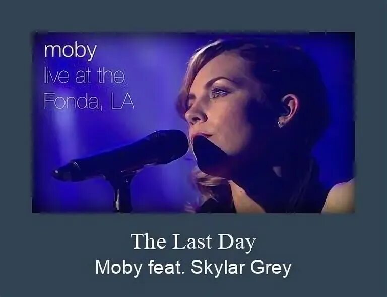 The last day moby перевод песни