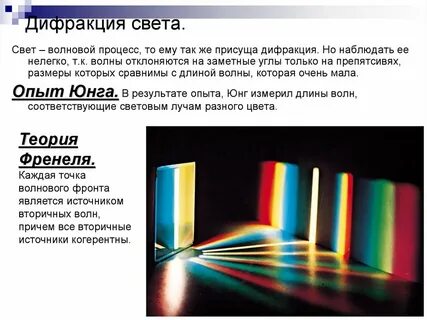Интерференция и дифракция света тест
