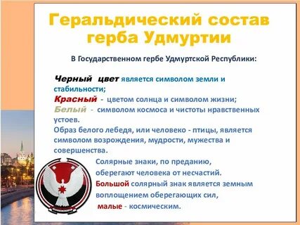 Что изображено на гербе удмуртии