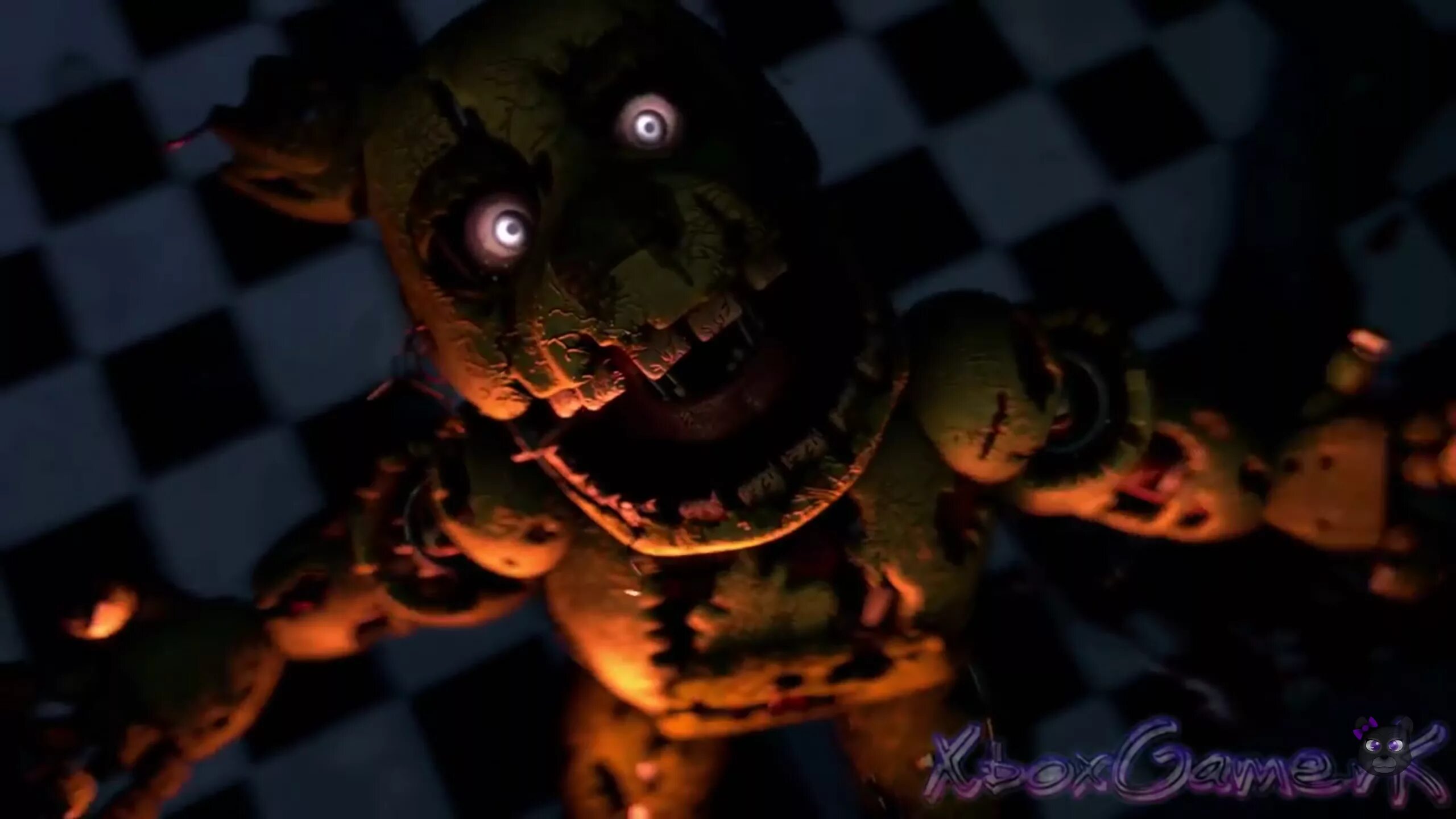 Five Nights at Freddy's 3 СПРИНГТРАП SFM. Purple Freddy FNAF 3. Замороженный Фредди. Freddy's 3d