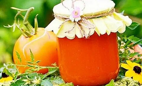 Рецепт соуса из желтых помидор