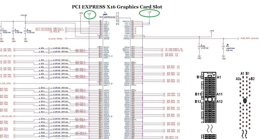 Как проверить питание видеокарты. Разъем pci express x16 видеокарты распиновка. схема pci-e x16 видеокарты. разъем pci express mini схема. схема pci express x16 видеокарты.