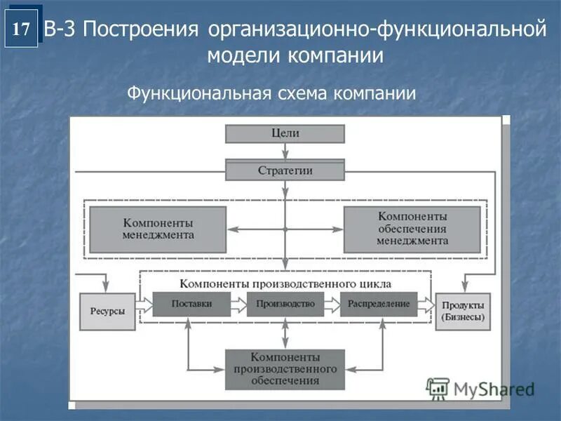 Особенности организации моделей