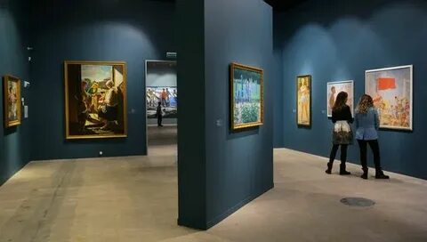 The exhibition visit