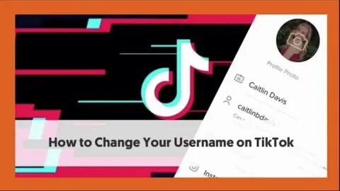Change username tiktok