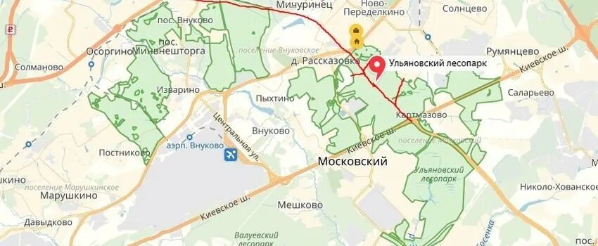 Москва поселение московский поселок ульяновского лесопарка