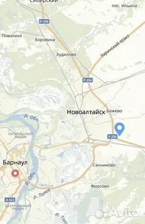 Новоалтайск на карте