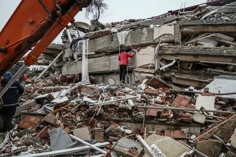 A powerful quake has knocked down multiple buildings in... 