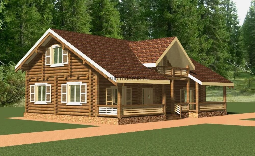 Проект деревянного дома проект 3. Деревянный дом в деревне проект. Проекты домов из бревна. Проекты деревянных домов с мансардой. Одноэтажный деревянный дом.