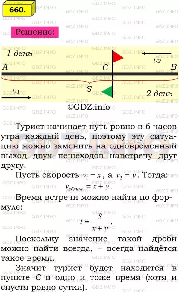 Два туриста вышли с базы. Турист вышел из пункта а в пункт в.