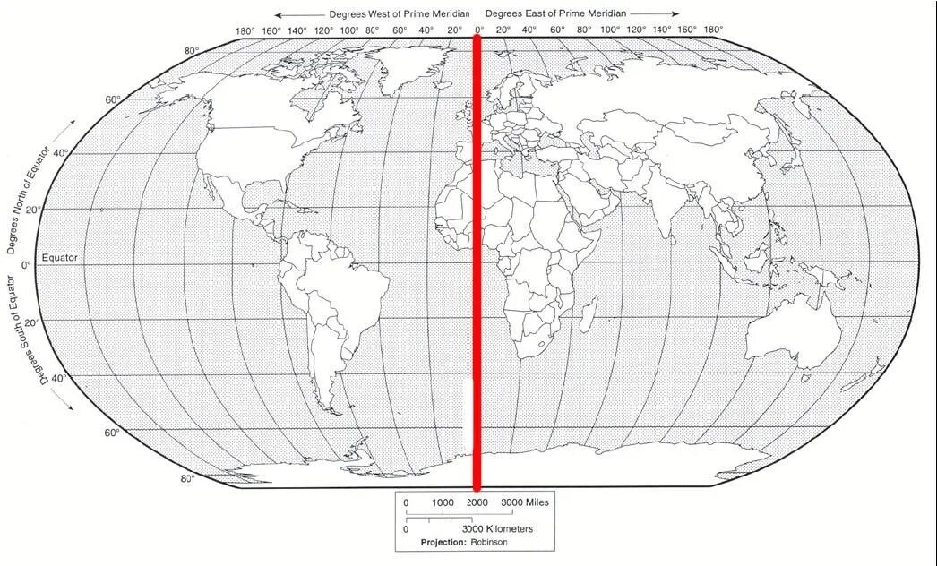 Северное полушарие на контурной карте 5 класс