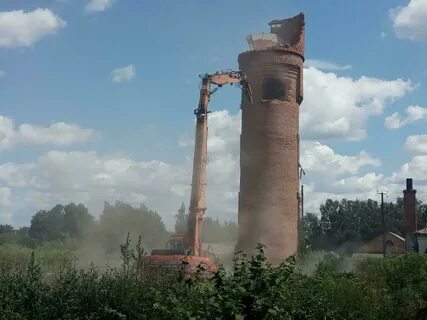 Демонтаж водонапорной башни