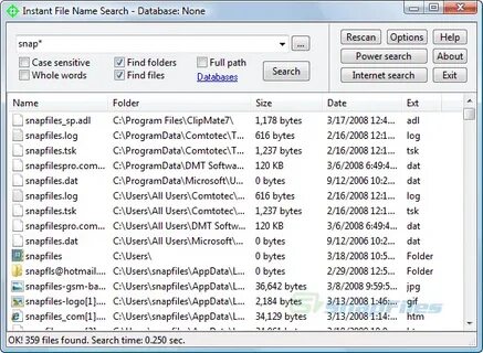 Name search