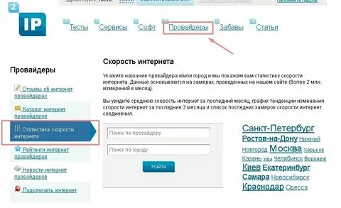 Как узнать какой интернет подключен по адресу
