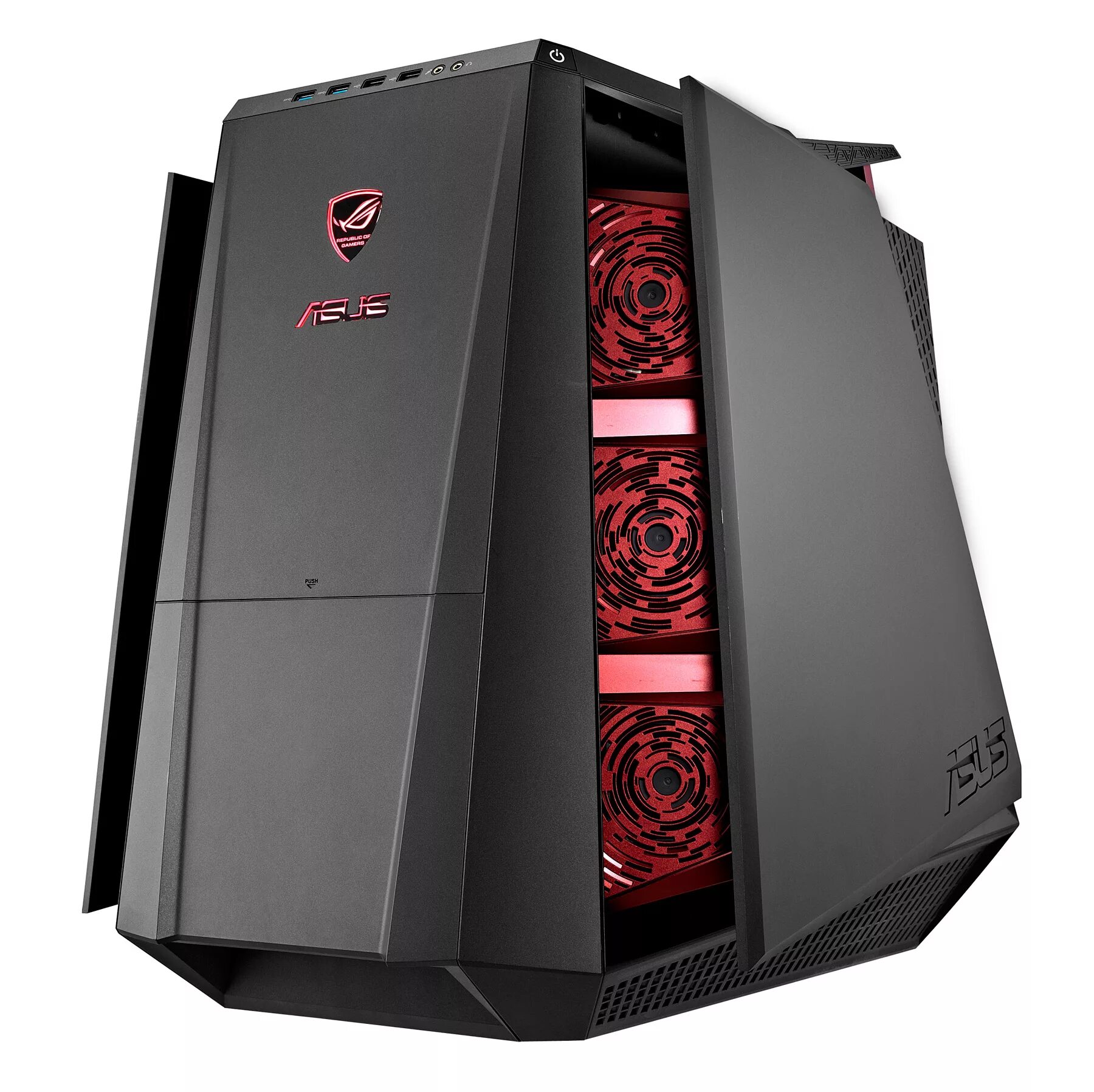 ASUS ROG Tytan. ASUS ROG системный блок. Игровой ПК ASUS ROG. Корпус ASUS ROG.