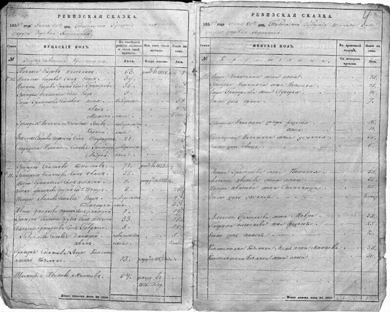 Перепись тобольского уезда