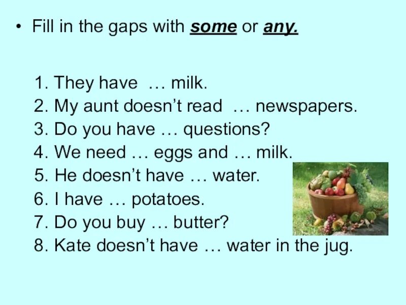 Some of them has or have. 3 класс английский язык some any. some any в английском упражнения. some any упражнения для детей. some any no задания по английскому языку 3 класс.