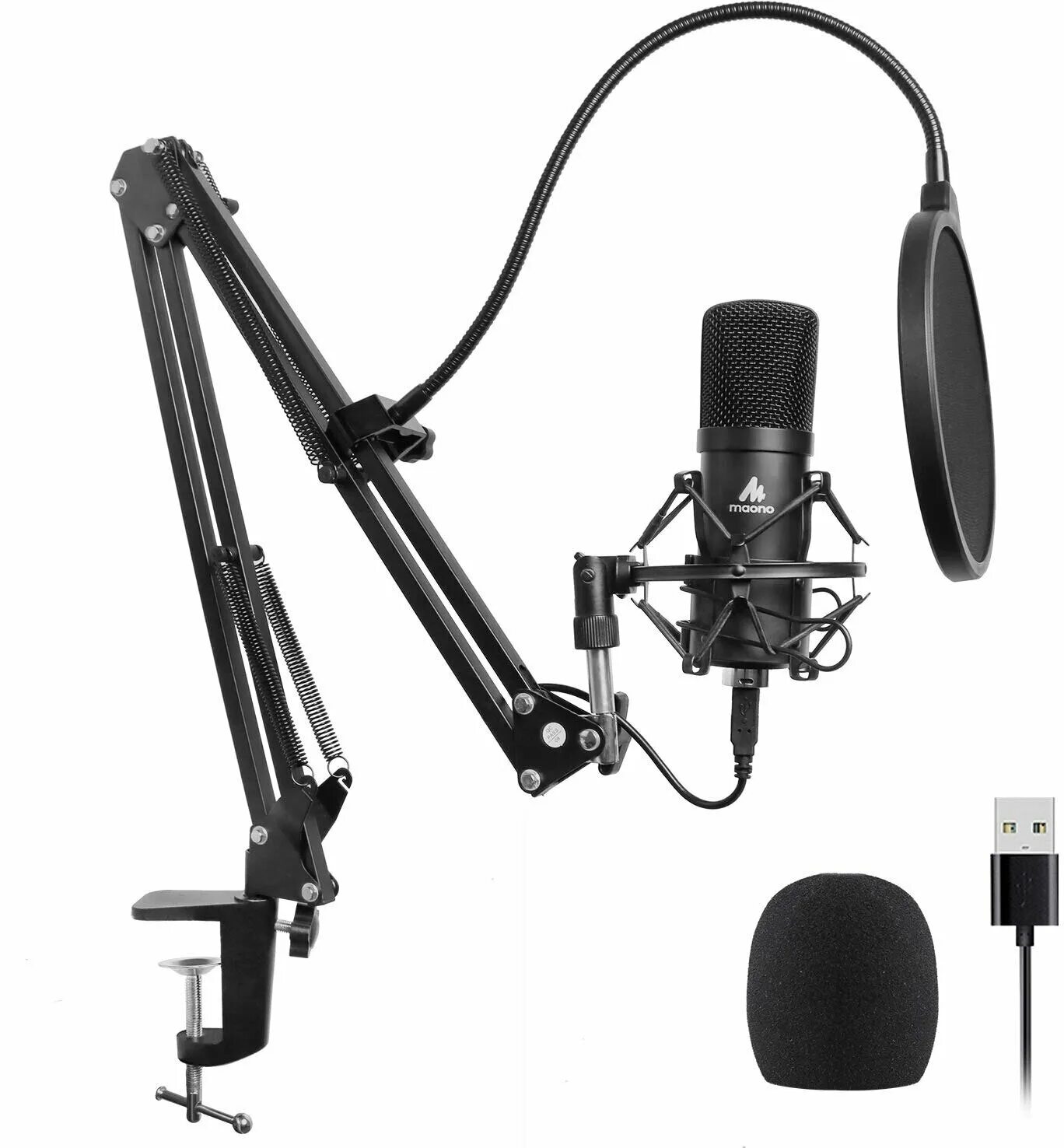 Микрофон maono a03. Микрофон au-a03. Микрофон MAONO au-a04, черный. Condenser Podcasting Microphone Kit au-a03. MAONO микрофон USB.