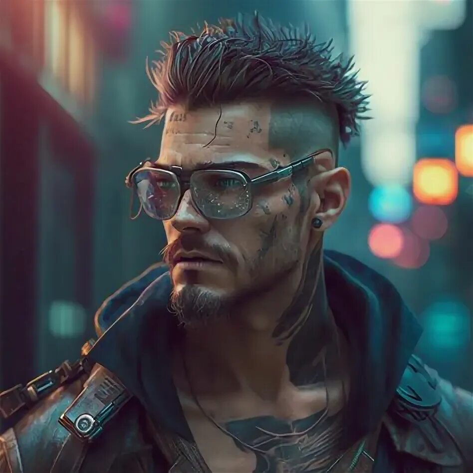 ArtStation - Sai Zhang Cyberpunk Portrait