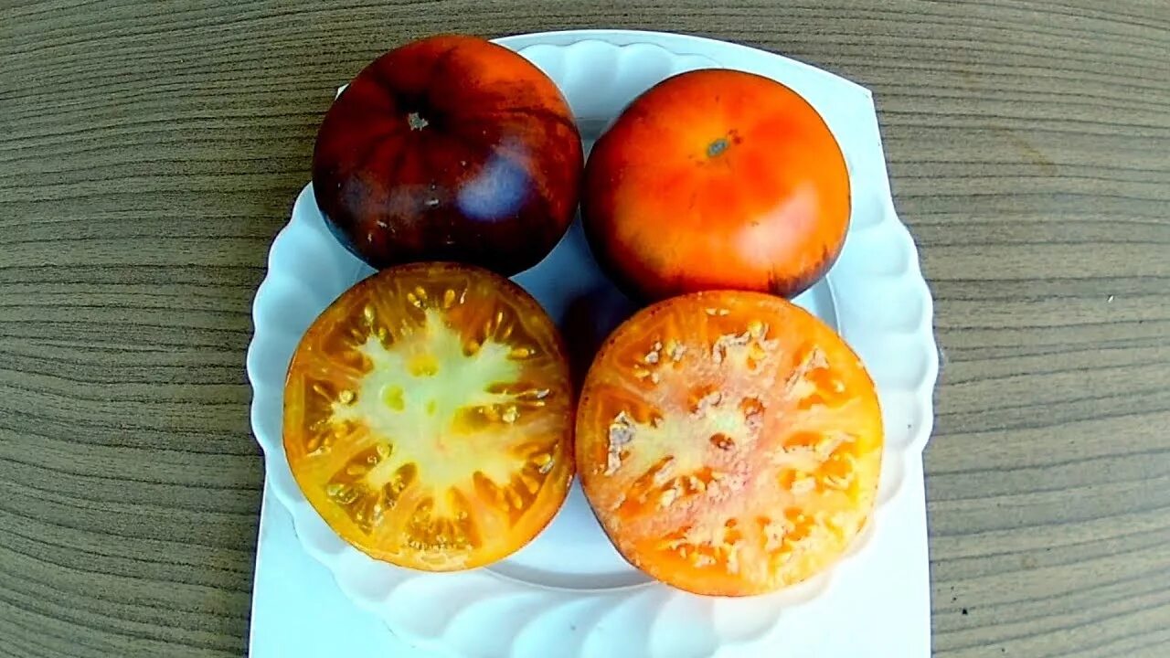 Beauty King Tomatoes - This wonderful large bi-colored tomato is yellow with bol