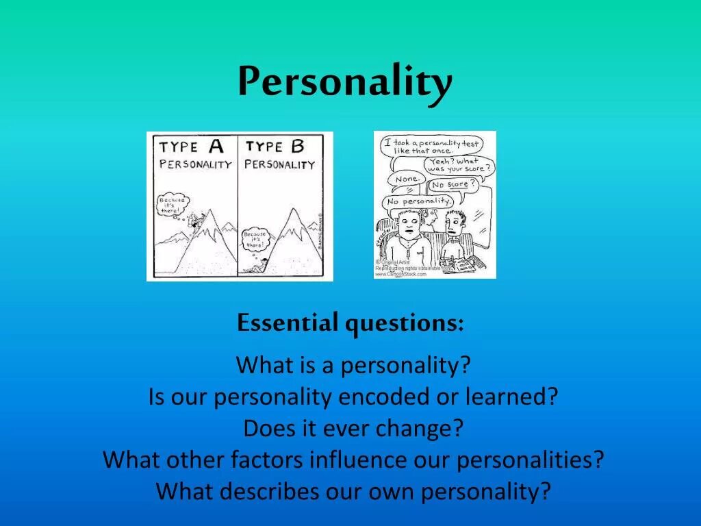 Personality презентация. Презентация describing personality. Personality Test английский. What Factors influence our personality?.