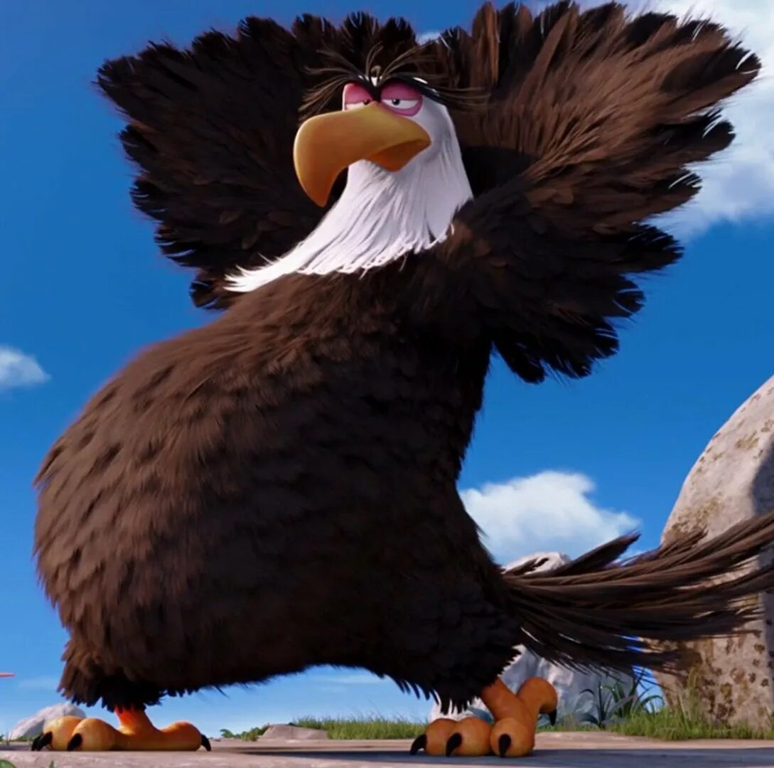 Angry birds eagle. Энгри бердз Орел. Angry Birds могучий орёл. Орел из мультика Энгри Бердс.