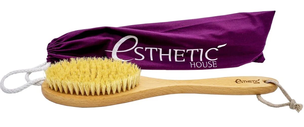 Massage brush. Esthetic House дренажная щетка для сухого массажа 39*8*4,5см. Дренажная щетка из бука для сухого массажа Esthetic House Dry massage Brush. Esthetic House дренажная щетка для cyxoгo массажа бук/сезаль 39*8*4,5 см. [Esthetic House] дренажная щетка для сухого массажа_бук/сизаль/лак 39*8*4,5 см.