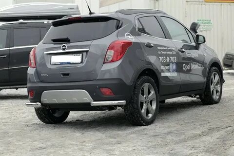 Защита бампера опель мокка