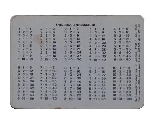 5 4 умножить 100. Таблица умножения на 100.