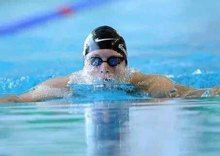To be swimming