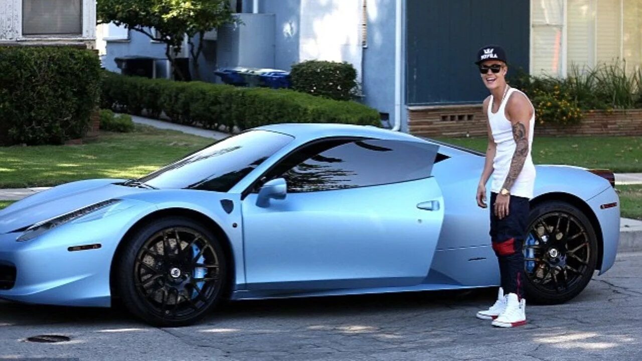 Https www car com. Ferrari 458 Justin Bieber. Джастин Бибер машины. Ferrari 458 Italia Джастина Бибера. Джастин Бибер автопарк Джастина.