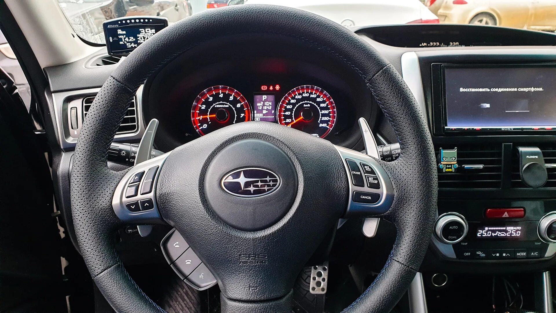 Как снять руль субару форестер sh Перетяжка руля Subaru Forester (SH), 2 л, 2008 года стайлинг DRIVE2