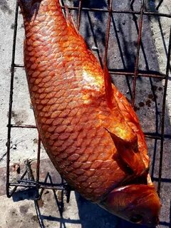 Карась горячего копчения