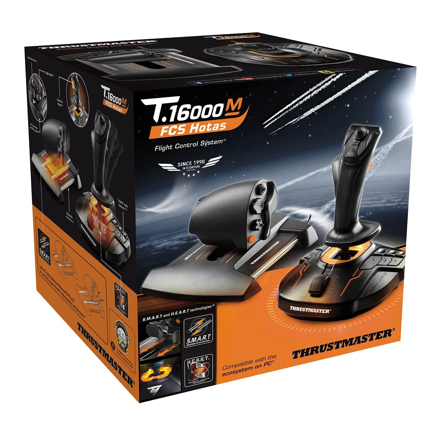 Thrustmaster t1600m. Thrustmaster t.16000m FCS. Джойстик Thrustmaster t.16000m. T16000m FCS Hotas.